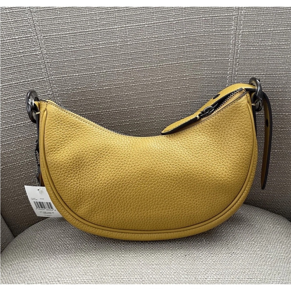 Coach Luna Shoulder Bag in colour flax/pewter New withTags - Picture 6 of 16